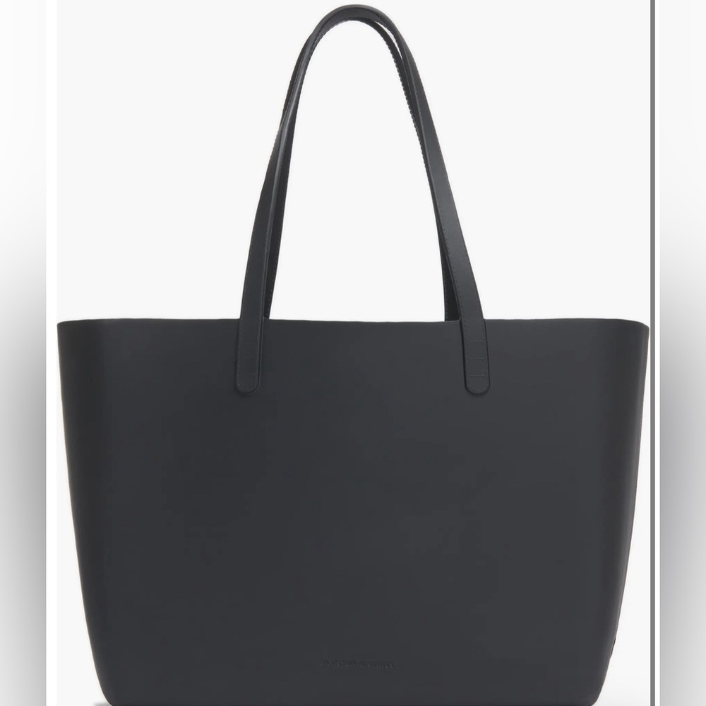 Mansur Gavriel Large Rubber Tote, Black, NEW